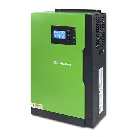 ⁨Qoltec 53887 Hybrid Solar Inverter Off-Grid 5,5kW | 100A | 48V | MPPT | Sinus⁩ at Wasserman.eu