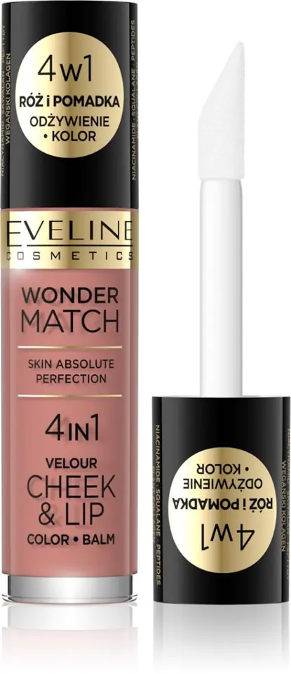 ⁨Eveline Wonder Match Blush and Liquid Lipstick 4in1 No. 01 4.5ml⁩ at Wasserman.eu