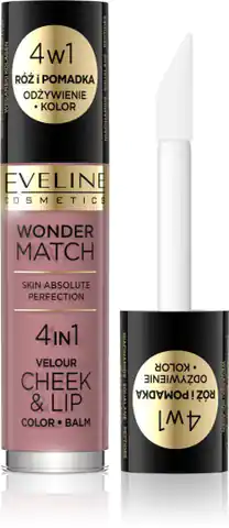 ⁨Eveline Wonder Match Blush and Liquid Lipstick 4in1 No. 02 4.5ml⁩ at Wasserman.eu