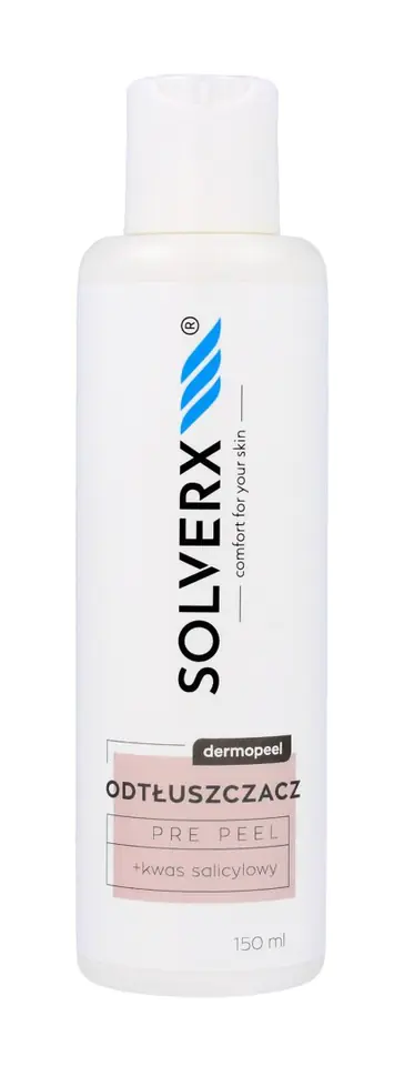 ⁨SOLVERX DERMOPEEL odtłuszczacz 150ml⁩ w sklepie Wasserman.eu