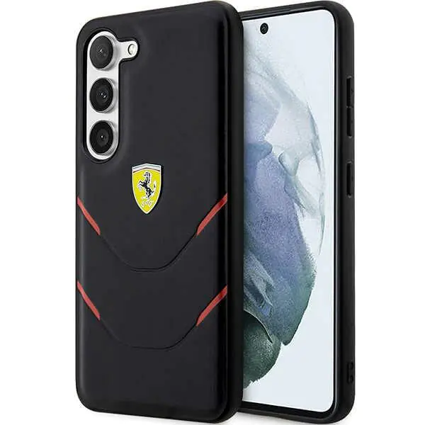 ⁨Ferrari FEHCS23MPBAK S23+ S916 czarny/black hardcase Hot Stamp Lines⁩ w sklepie Wasserman.eu