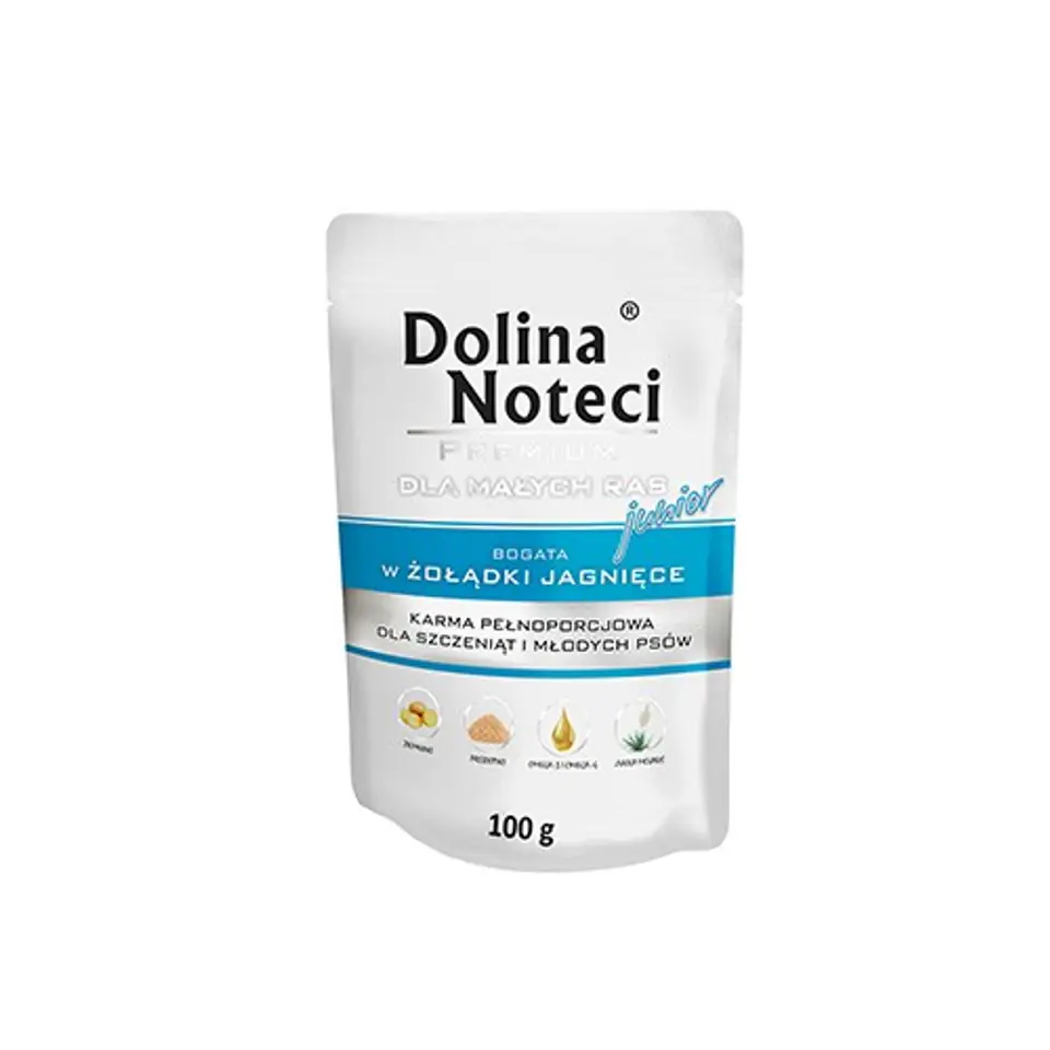 ⁨DOLINA NOTECI JUNIOR SMALL BREEDS RICH IN LAMB STOMACHS 100g⁩ at Wasserman.eu