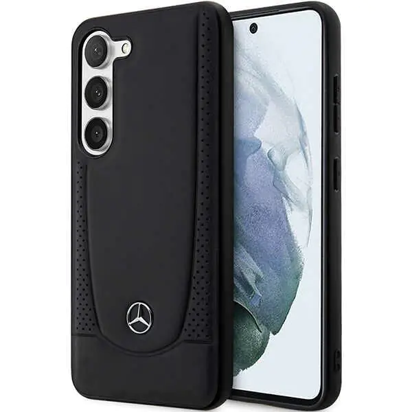 ⁨Mercedes MEHCS23MARMBK S23+ S916 czarny/black hardcase Leather Urban⁩ w sklepie Wasserman.eu