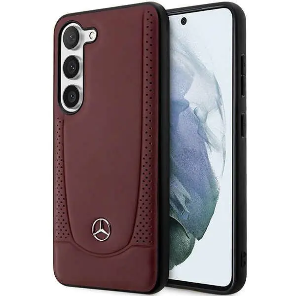 ⁨Mercedes MEHCS23MARMRE S23+ S916 czerwony/red hardcase Leather Urban Bengale⁩ w sklepie Wasserman.eu