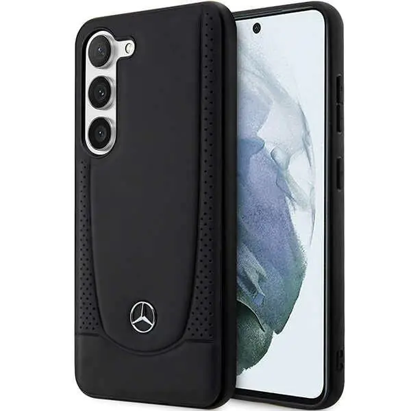 ⁨Mercedes MEHCS23FEARMBK S23 FE S711 czarny/black hardcase Leather Urban⁩ w sklepie Wasserman.eu