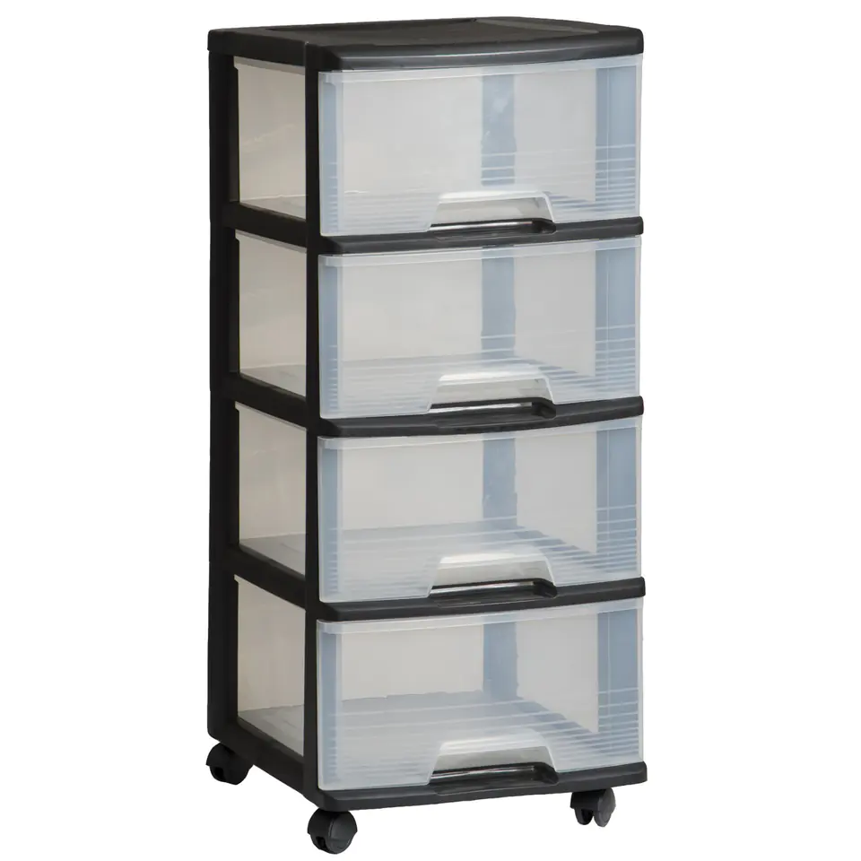 ⁨KETER BOOKCASE ON WHEELS 4x20L⁩ at Wasserman.eu
