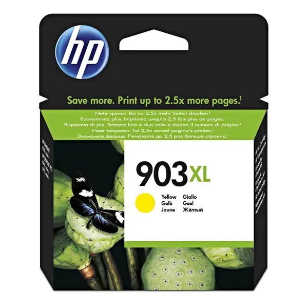 ⁨HP oryginalny ink / tusz T6M11AE, HP 903XL, yellow, 825s, 9.5ml, high capacity⁩ w sklepie Wasserman.eu