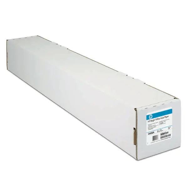 ⁨HP 420/45.7/Bright White Inkjet Paper, Matte, 17", Q1446A, 90 g/m2, Paper, 420mmx45.7m, white, inkjet printer, roll,⁩ at Wasserman.eu