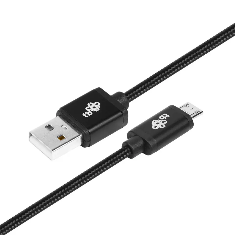 ⁨Micro USB - USB Cable 1.5 m black⁩ at Wasserman.eu