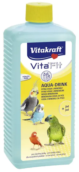 ⁨Vitakraft Vogel Trank / Aqua Drink Napój dla ptaków z jodem 500ml [18185]⁩ w sklepie Wasserman.eu