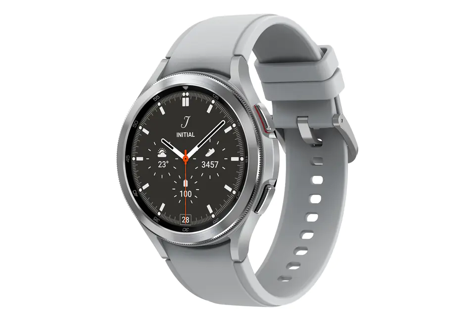 ⁨Samsung Galaxy Watch 4 Classic R890 Stainless Steel 46mm Silver⁩ w sklepie Wasserman.eu