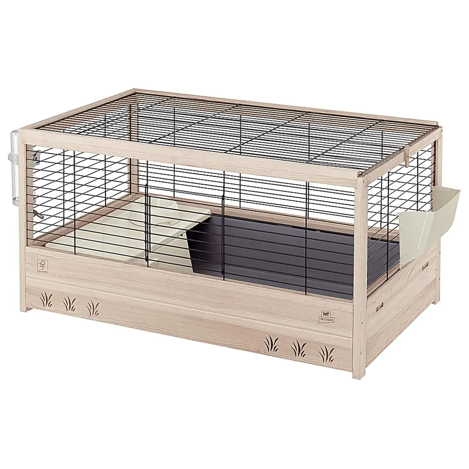 CAGE ARENA 100 BLACK- klatka dla świnki morskiej 100x62,5x51 cm w sklepie Wasserman.eu
