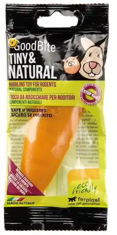 ⁨FERPLAST GoodBite Tiny & Natural Carrot  -  ein Kauartikel für Nagetiere - 45 g⁩ im Wasserman.eu