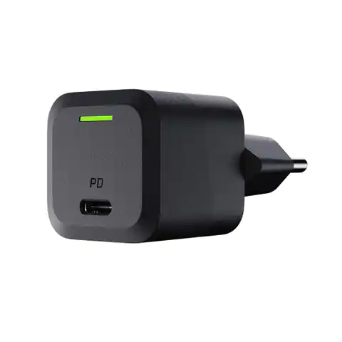 ⁨USB Charger Green Cell PowerGaN 33 W PD 3.0 QC 3.0 1x USB-C black⁩ at Wasserman.eu