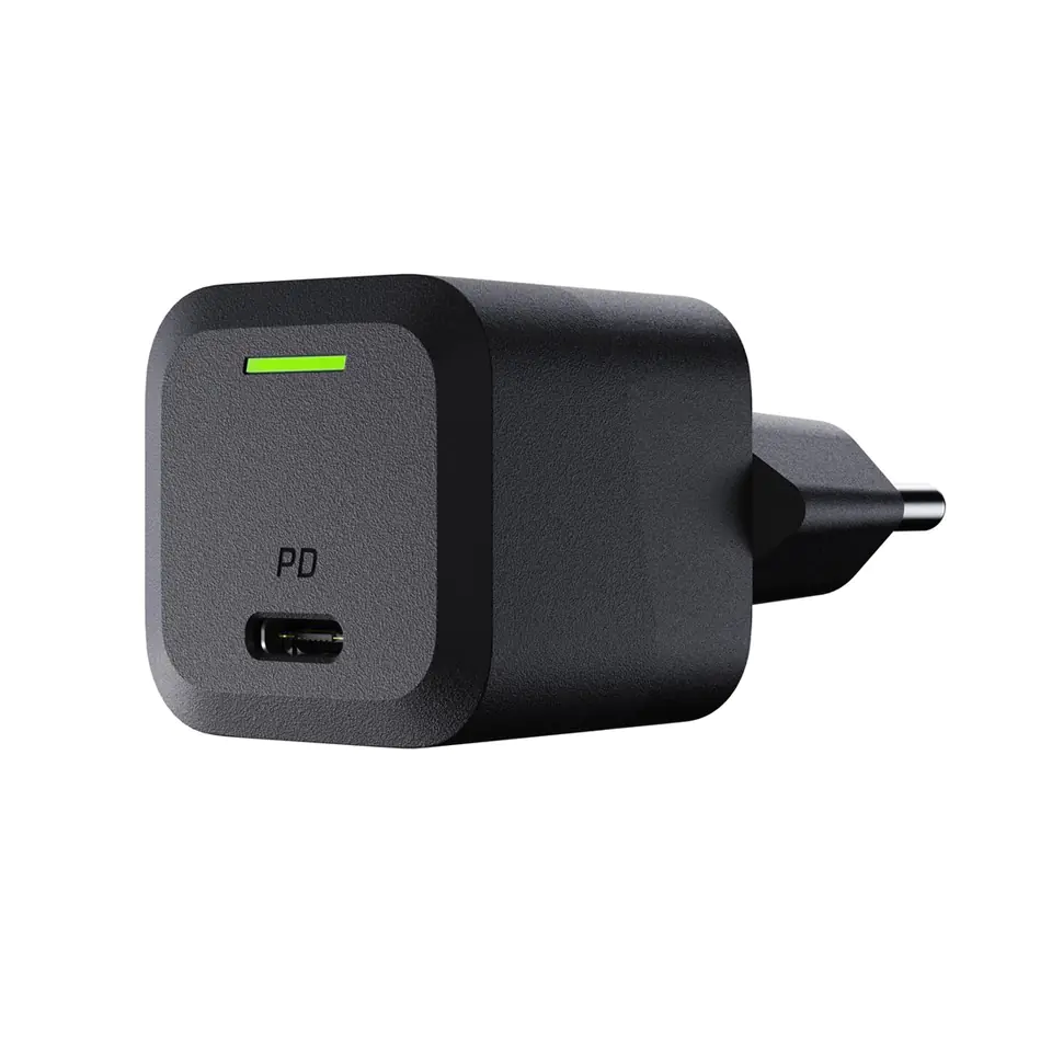 ⁨GREEN CELL ŁADOWARKA USB-C GAN GC POWERGAN 33W PD 3.0 QC 3.0 USB-C CZARNA⁩ w sklepie Wasserman.eu