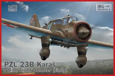 ⁨PZL. 23B Karaś Polish Light Bomber (Early product)⁩ at Wasserman.eu