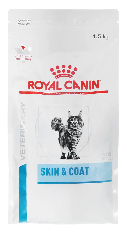 ⁨ROYAL CANIN Skin & Coat - sucha karma dla młodych i dorosłych kotów po sterylizacji - 1,5kg⁩ w sklepie Wasserman.eu