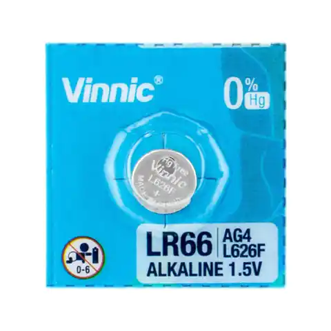 ⁨Bateria alkaliczna Vinnic LR626/LR66/AG4⁩ w sklepie Wasserman.eu