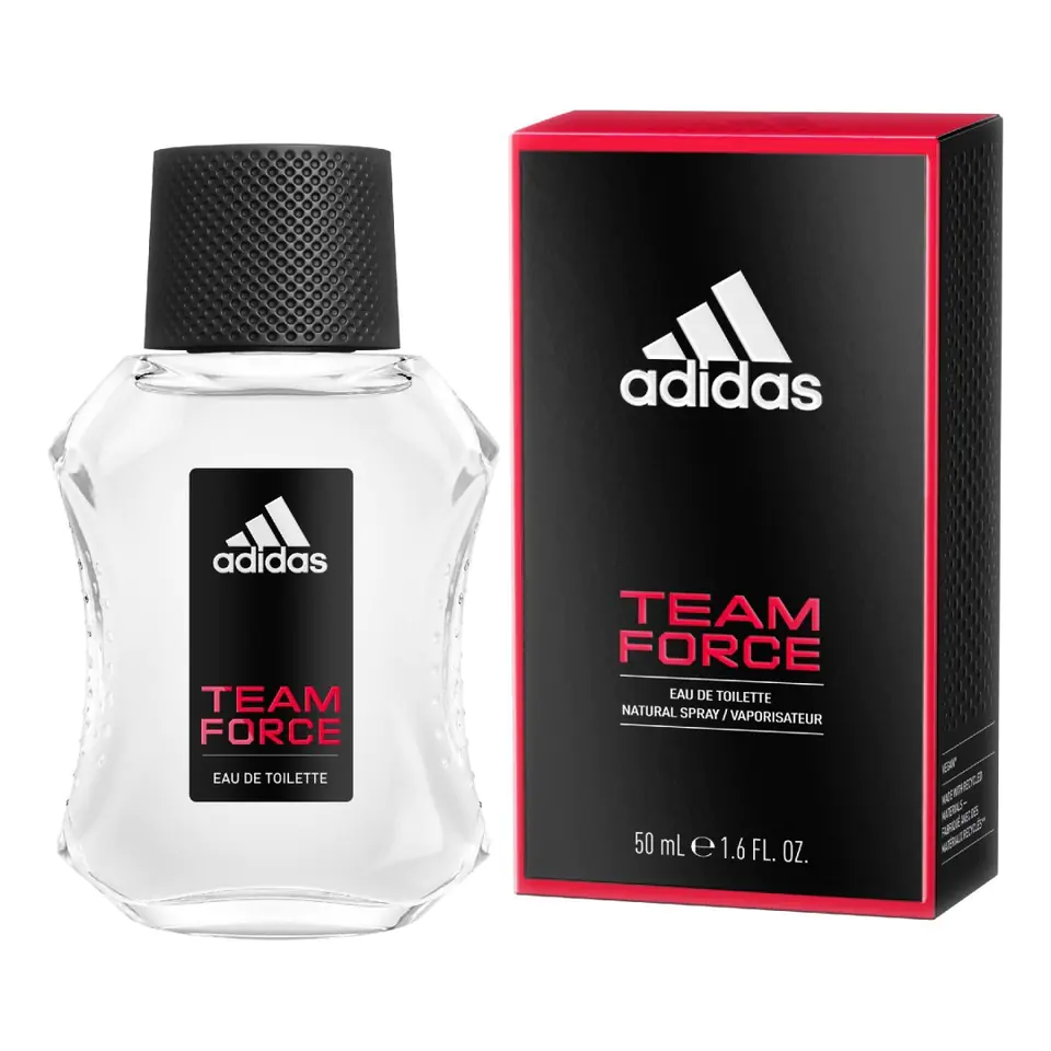 ⁨Adidas Team Force Woda toaletowa dla mężczyzn 50ml⁩ w sklepie Wasserman.eu