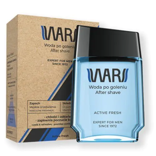 ⁨WARS Expert for Men Woda po goleniu Active Fresh 90ml⁩ w sklepie Wasserman.eu