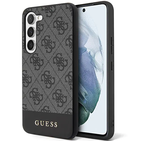 ⁨Guess GUHCS24MG4GLGR S24+ S926 czarny/black hardcase 4G Stripe Collection⁩ w sklepie Wasserman.eu