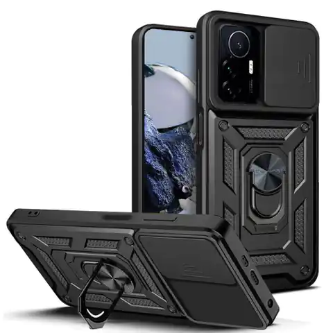 ⁨Alogy Camshield Stand Ring Case with Camera Cover for Xiaomi 12T/12T Pro⁩ at Wasserman.eu