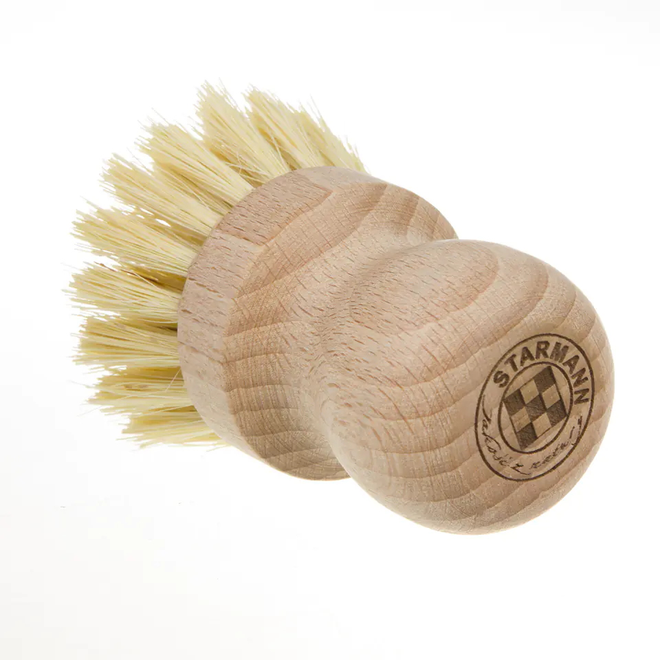 ⁨Mushroom pot brush – beech wood + tampico⁩ at Wasserman.eu
