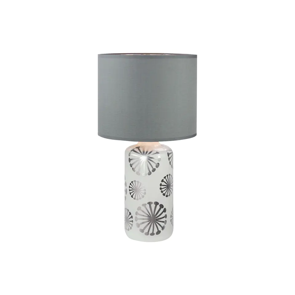 ⁨Table lamp Ginger table E27 1X MAX 60W silver/gray⁩ at Wasserman.eu