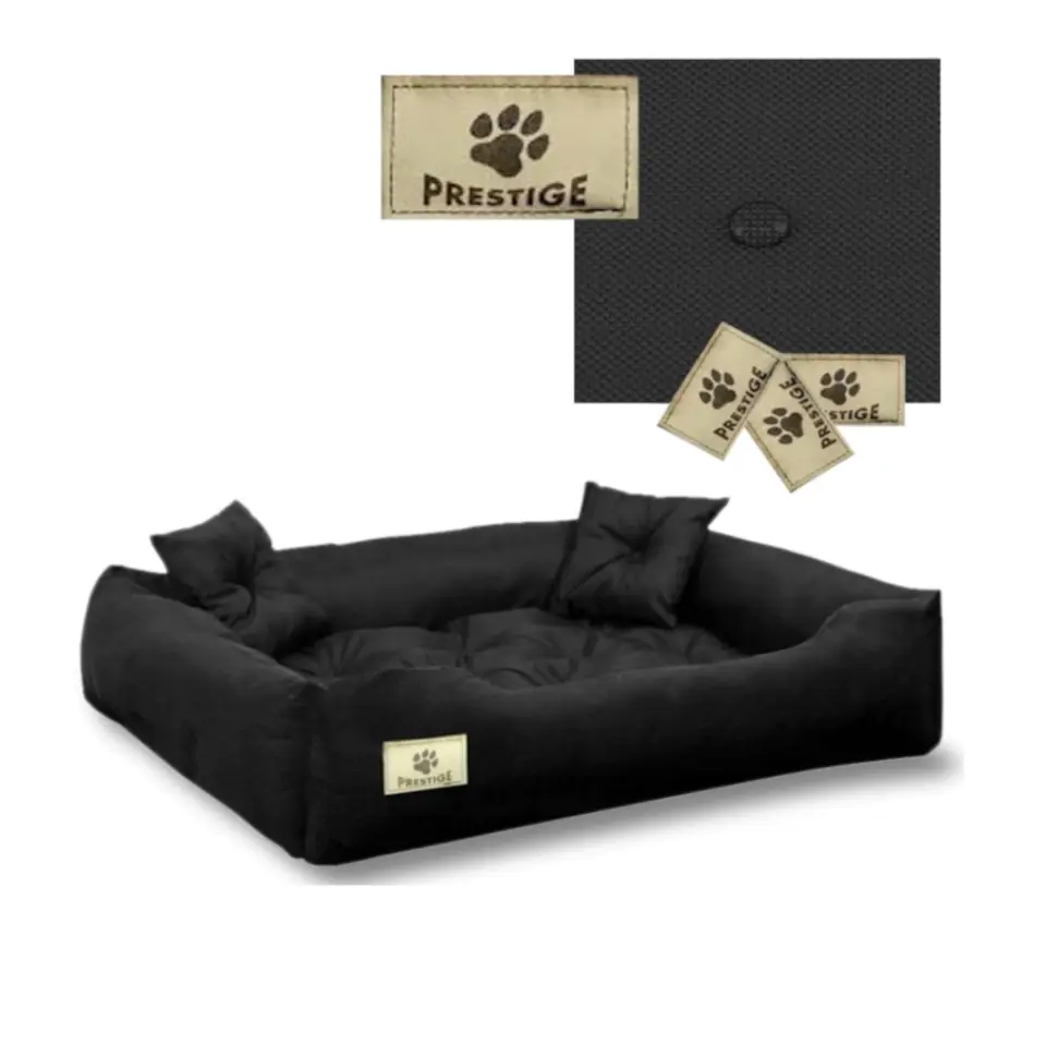 Legowisko Prestige dla psa, kota 100x80 / 115x95 czarne w sklepie Wasserman.eu