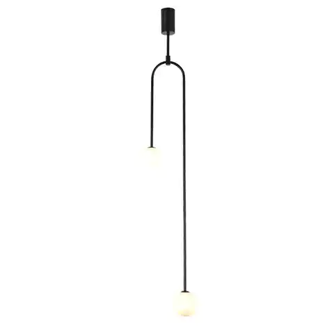 ⁨Lampa wisząca LOOP czarna 123 cm (Kolor Czarny)⁩ w sklepie Wasserman.eu