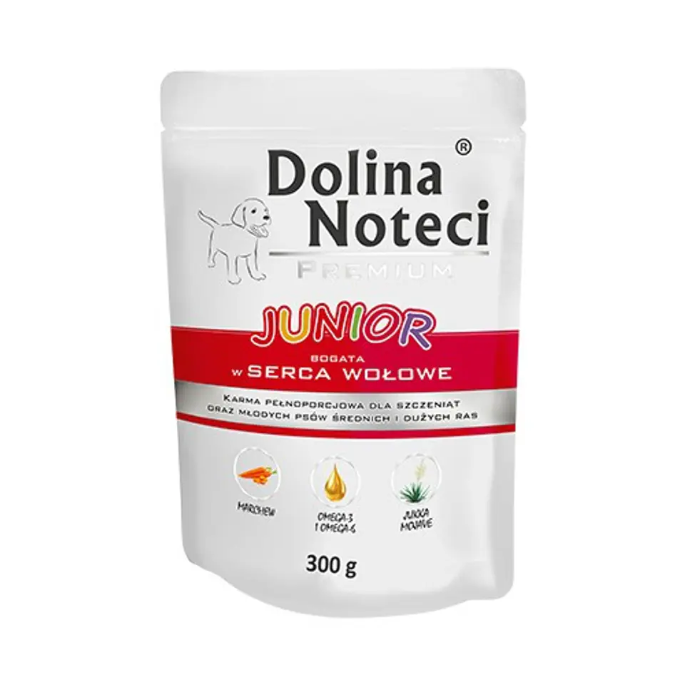 ⁨DOLINA NOTECI JUNIOR BEEF HEARTS 300g⁩ at Wasserman.eu