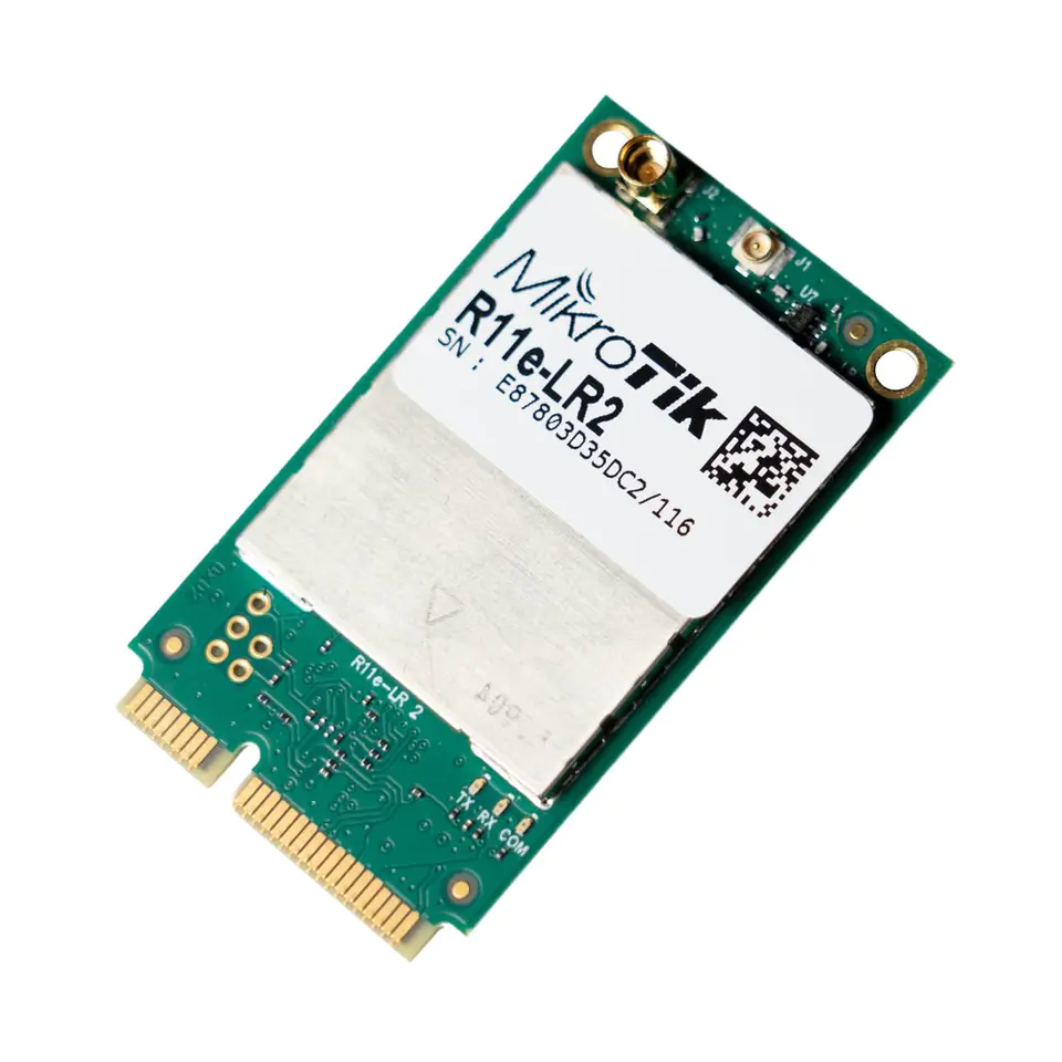 ⁨MikroTik R11e-LR2 | Karta miniPCI-e | 2,4GHz⁩ at Wasserman.eu