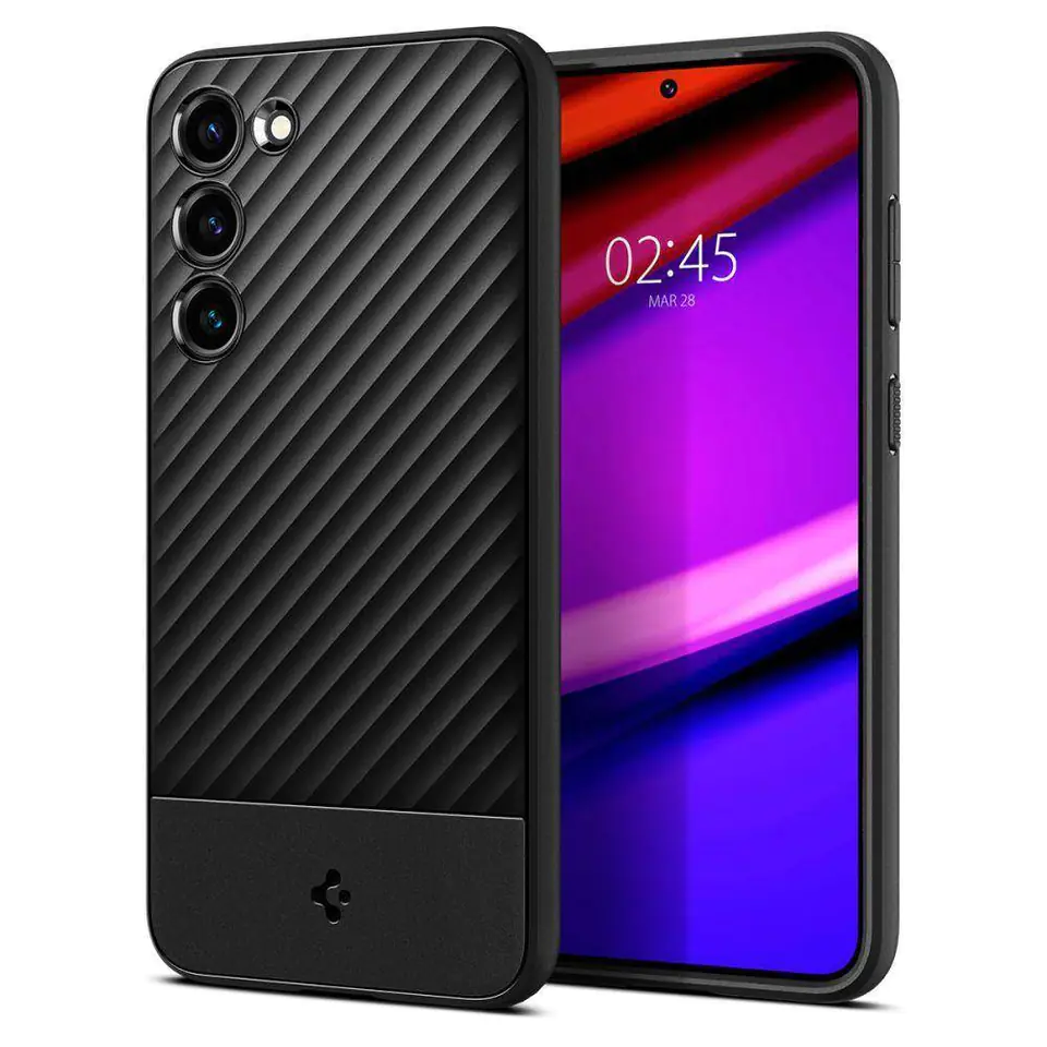 ⁨Etui SAMSUNG GALAXY S23 Spigen Core Armor Matte czarne⁩ w sklepie Wasserman.eu