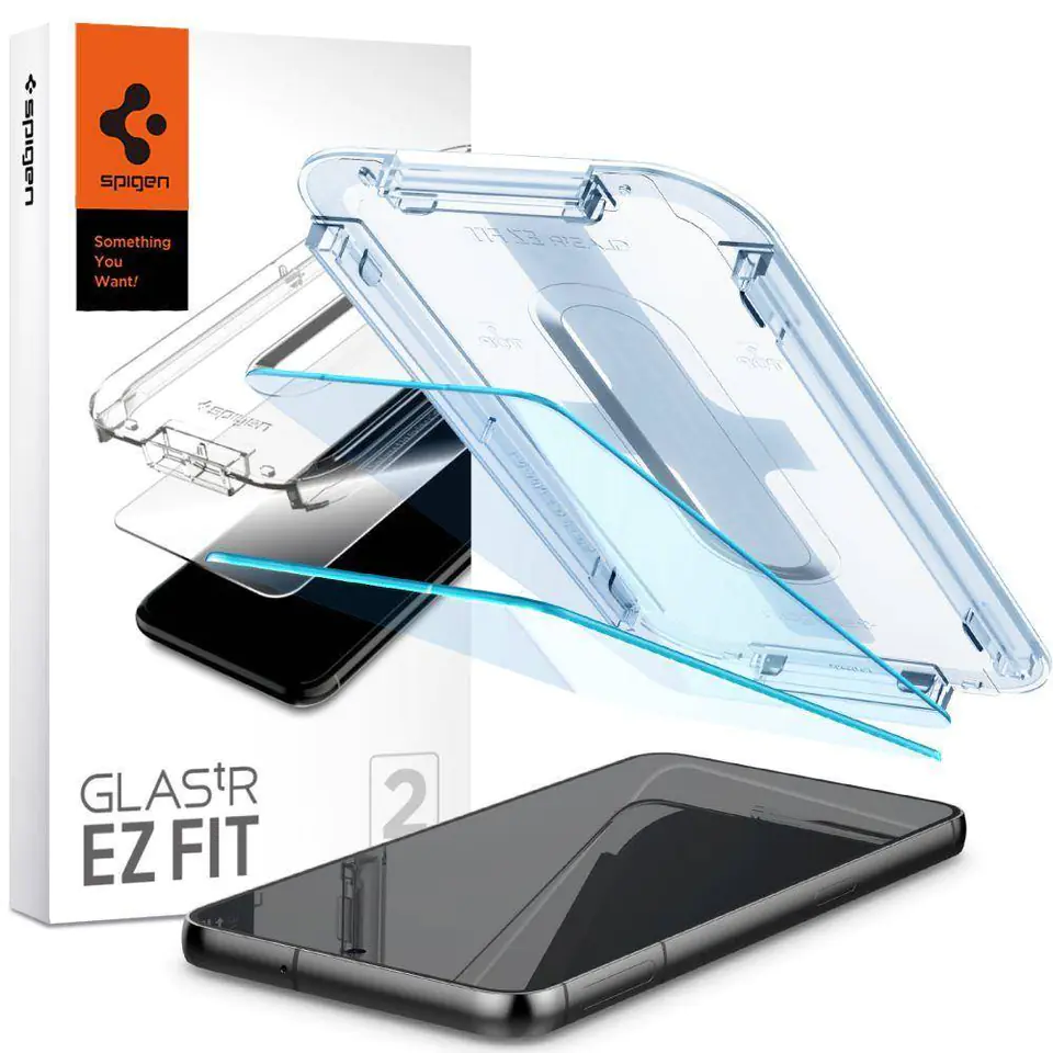 ⁨Szkło Hartowane SAMSUNG GALAXY S23 Spigen Glas.tr "EZ Fit" 2-Pack Clear⁩ w sklepie Wasserman.eu