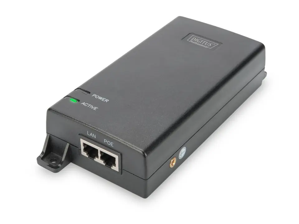 ⁨Active PoE + Injector 802.3af 60W Gigabit⁩ at Wasserman.eu