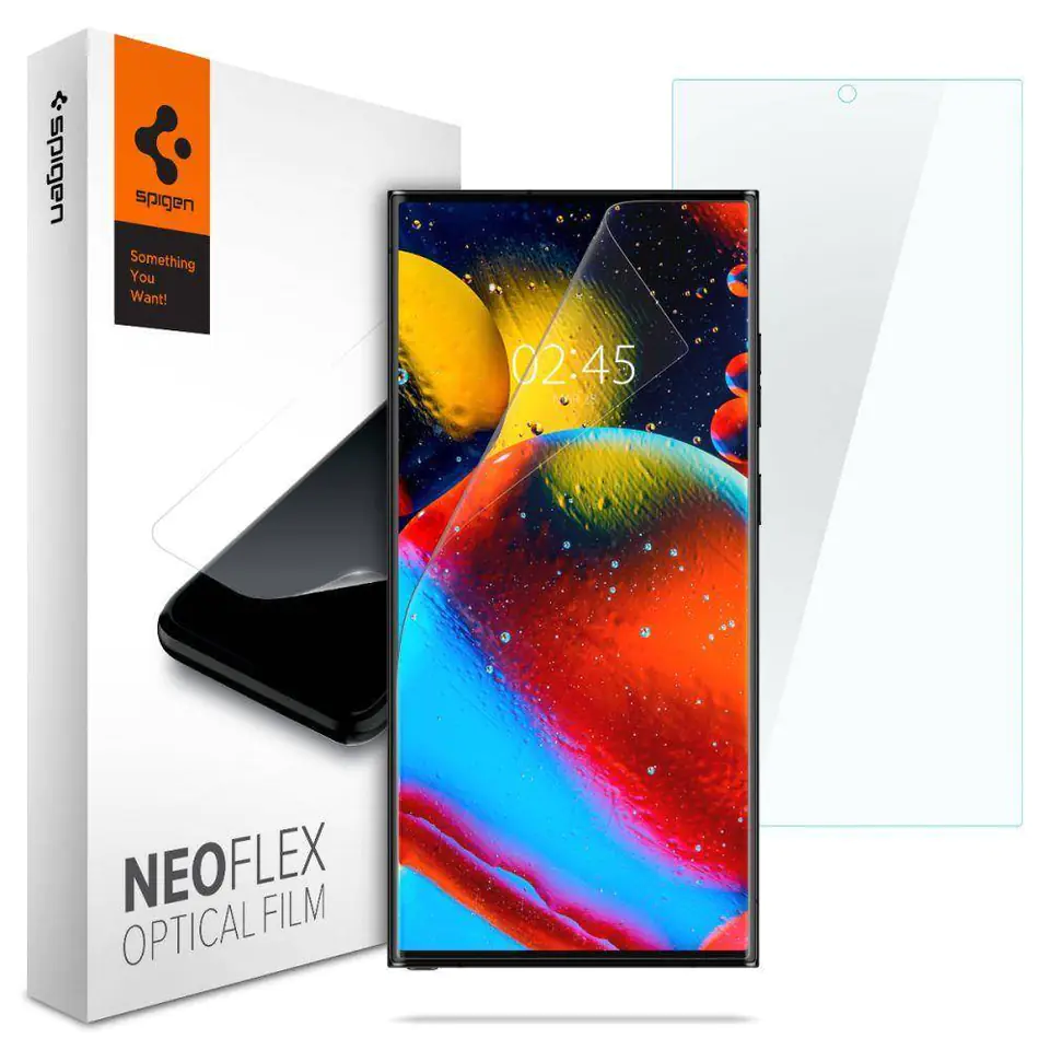 ⁨Folia Hydrożelowa SAMSUNG GALAXY S23 ULTRA Spigen Neo Flex 2-Pack Clear⁩ w sklepie Wasserman.eu