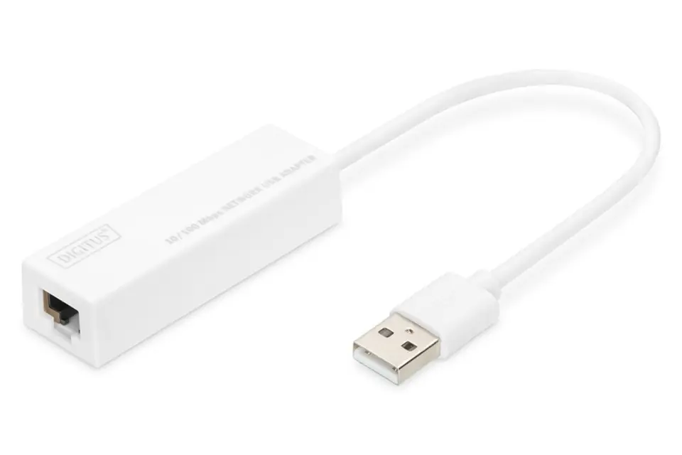 ⁨Karta sieciowa przewodowa USB 2.0 do Fast Ethernet 10/100Mbps⁩ w sklepie Wasserman.eu