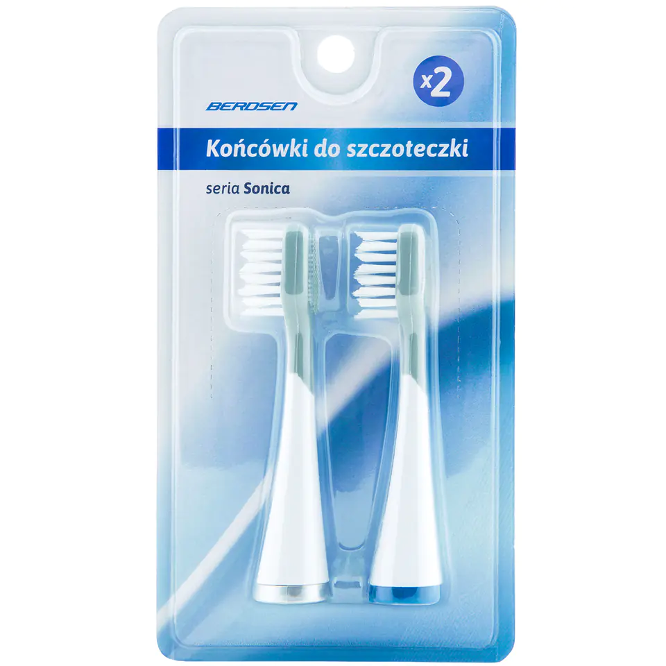 ⁨Końcówki do szczoteczki sonicznej Berdsen 2 szt⁩ w sklepie Wasserman.eu