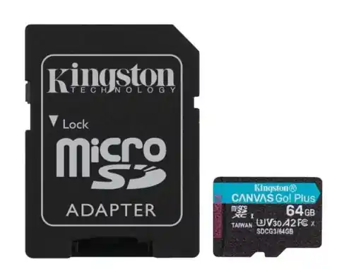 ⁨Kingston Technology Canvas Go! Plus memory card 64 GB MicroSD UHS-I Class 10⁩ at Wasserman.eu
