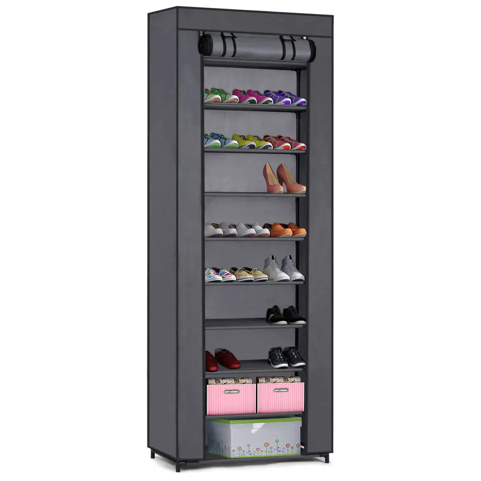 ⁨Szafka tekstylna na buty Massido - grafitowa⁩ w sklepie Wasserman.eu