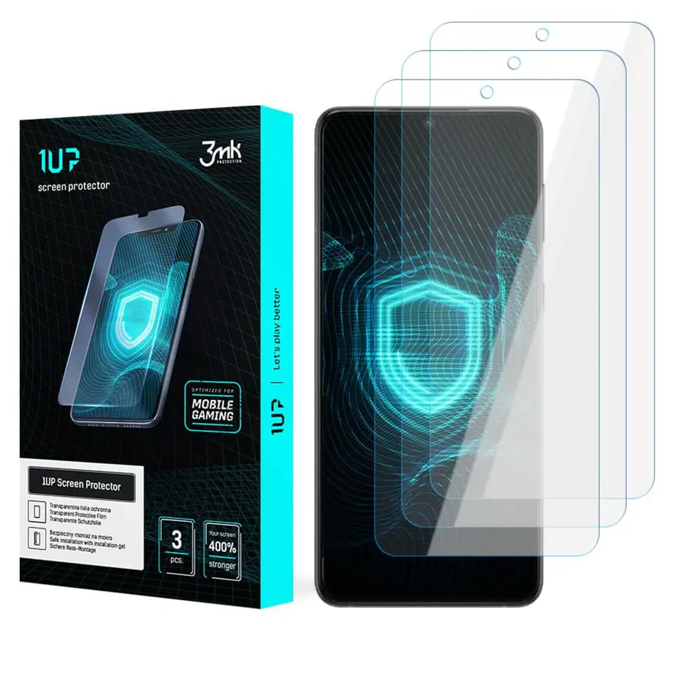 ⁨3MK Folia 1UP Asus ROG Phone 7/7 Ultimate Folia Gaming 3szt⁩ w sklepie Wasserman.eu