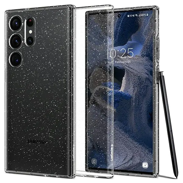 ⁨Spigen Liquid Crystal Sam S23 Ultra S918 crystal glitter ACS05612⁩ w sklepie Wasserman.eu