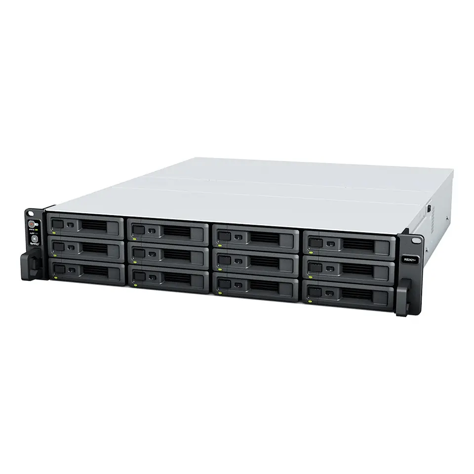 RS2421+ 12x0HDD Ryzen V1500B 4GB 4x1GbE RJ-45 at Wasserman.eu