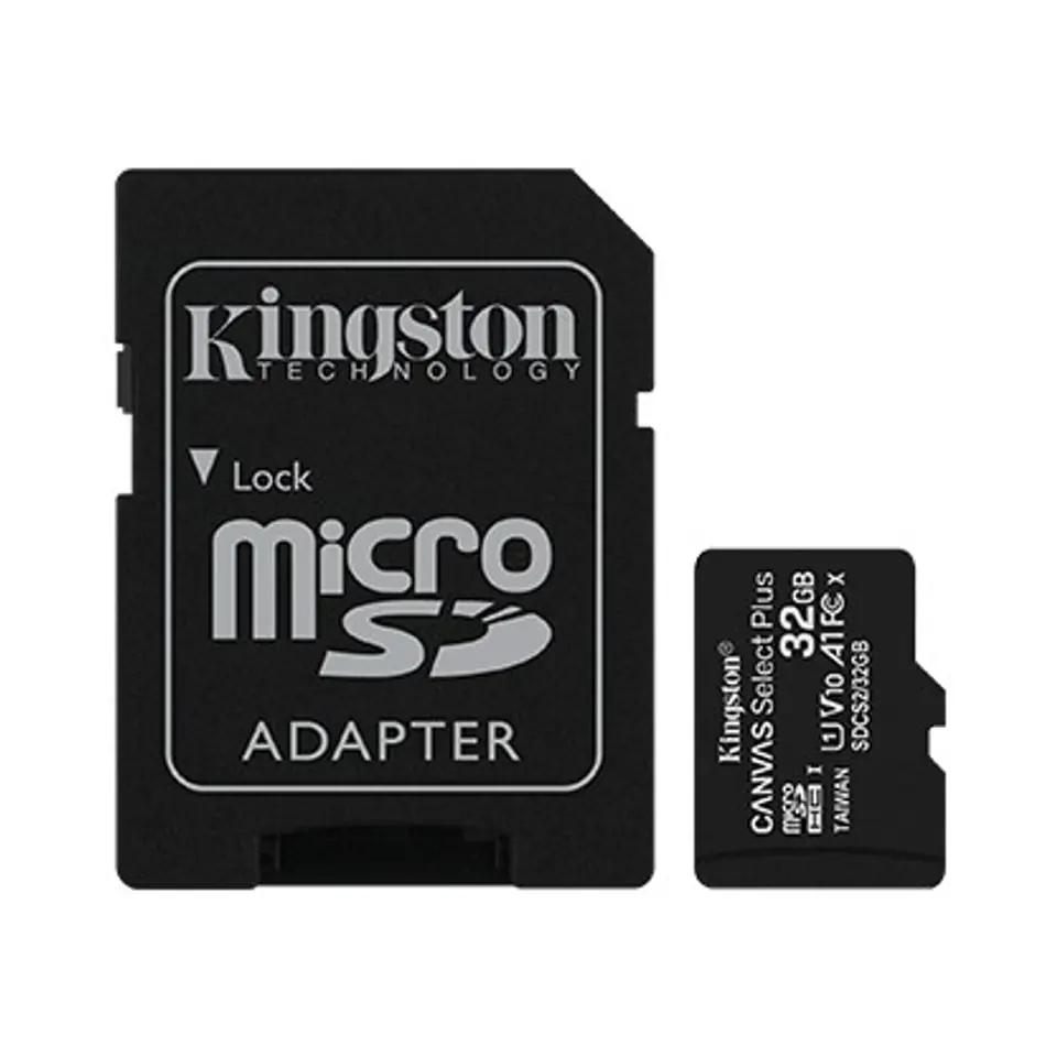 ⁨Karta pamięci microSD 32GB Canvas Select Plus 100MB/s Adapter⁩ w sklepie Wasserman.eu