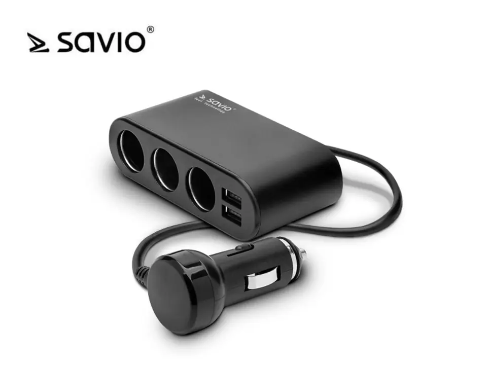 ⁨Car splitter with two USB Savio 12/24V SA-024⁩ at Wasserman.eu