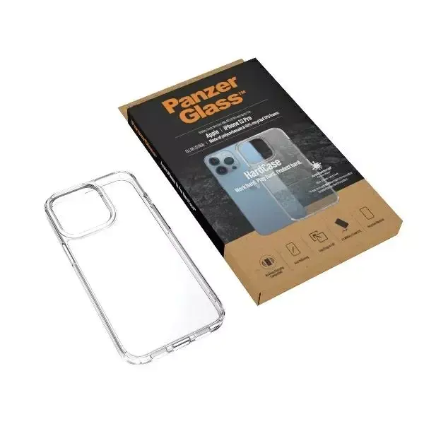 ⁨PanzerGlass HardCase iPhone 13 Pro 6.1" Antibacterial Military grade clear 0323⁩ at Wasserman.eu