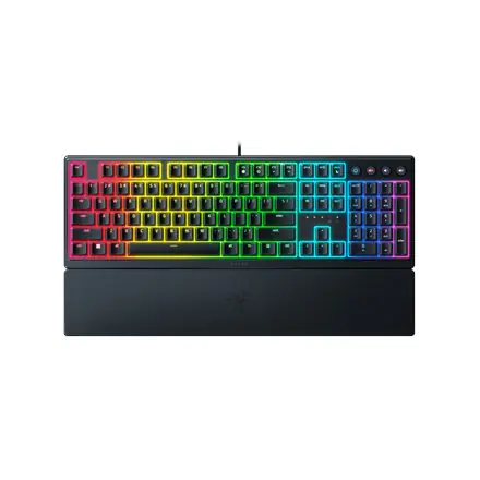 ⁨Razer Gaming Keyboard Ornata V3 RGB LED light, RU, Wired, Black, Razer Mecha-Membrane, Numeric keypad⁩ at Wasserman.eu