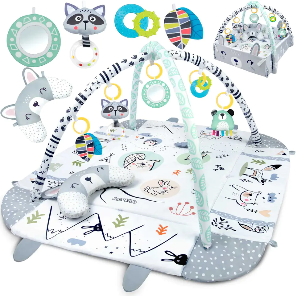Mata interaktywna edukacyjna 110 x 100 cm Królik Ricokids w sklepie Wasserman.eu