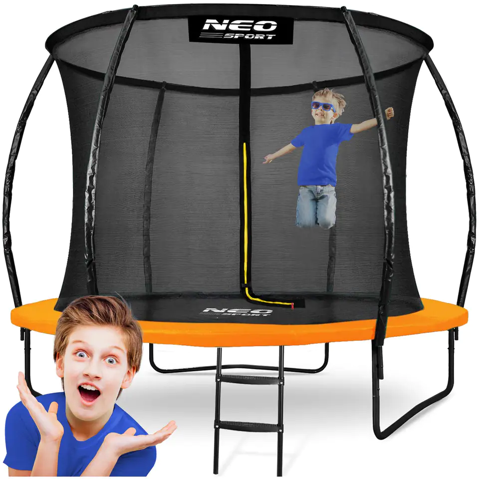 ⁨Trampolina ogrodowa profilowana 10ft/312cmz siatką wewnętrzną Neo-Sport⁩ w sklepie Wasserman.eu