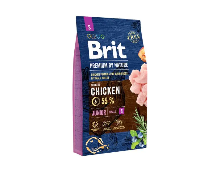 ⁨BRIT Premium by nature Junior S - sucha karma dla szczeniąt - 8 kg⁩ w sklepie Wasserman.eu